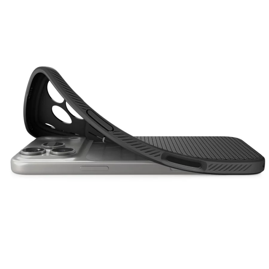 Etui Spigen Liquid Air na iPhone 18 Pro / 17 Pro - czarne matowe