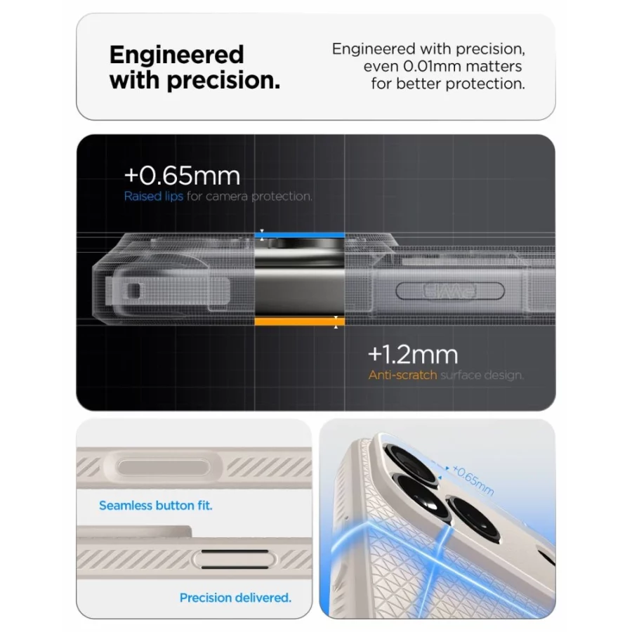Etui Spigen Liquid Air na iPhone 18 Pro / 17 Pro - tytanowy