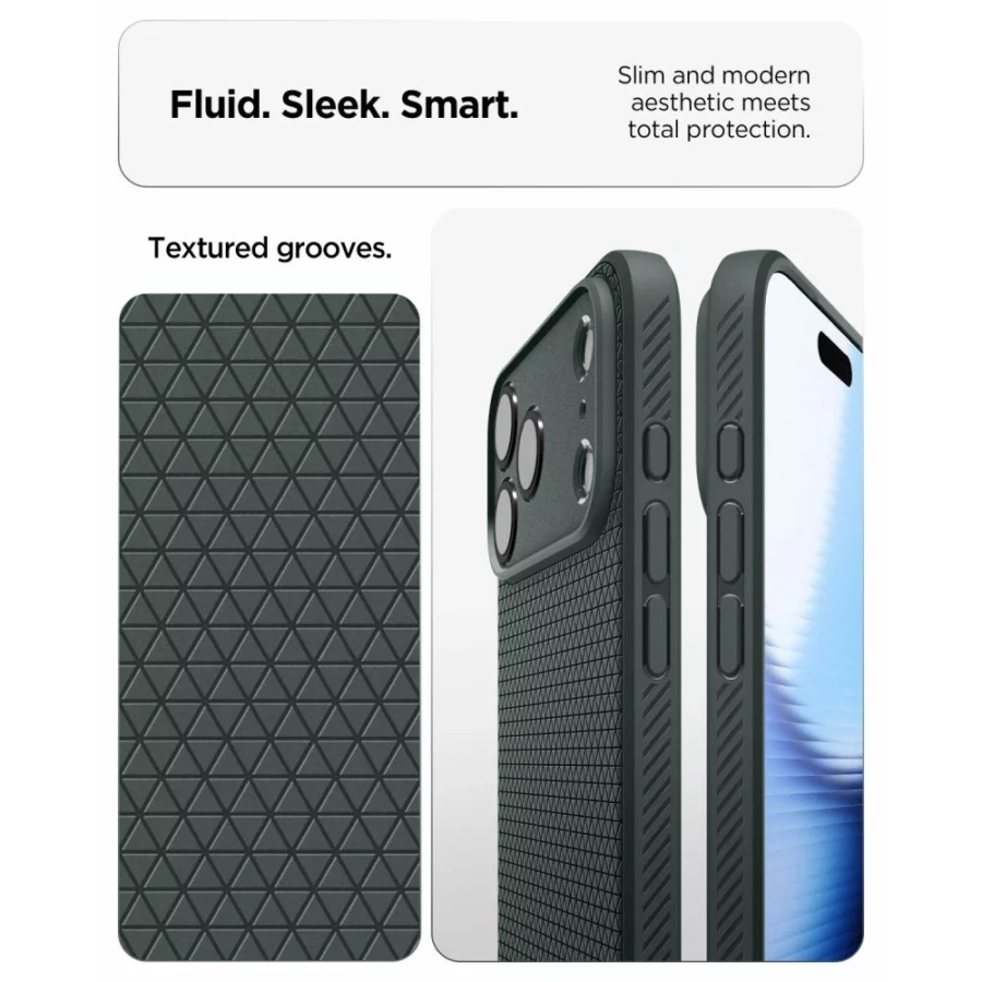 Etui Spigen Liquid Air na iPhone 18 Pro Max / 17 Pro Max - zielone