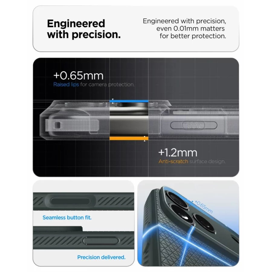 Etui Spigen Liquid Air na iPhone 18 Pro Max / 17 Pro Max - zielone