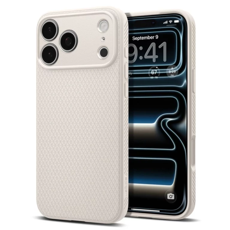 Etui Spigen Liquid Air na iPhone 18 Pro Max / 17 Pro Max - tytanowy