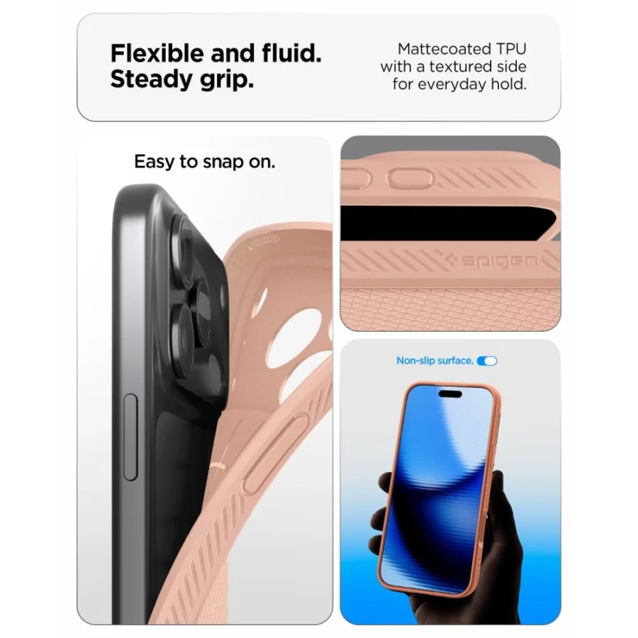 Etui Spigen Liquid Air na iPhone 18 Pro Max / 17 Pro Max - różowe