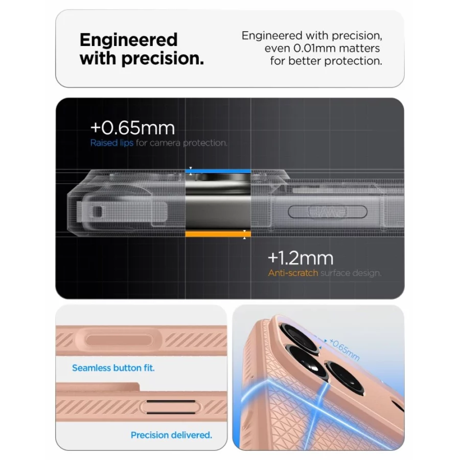 Etui Spigen Liquid Air na iPhone 18 Pro Max / 17 Pro Max - różowe