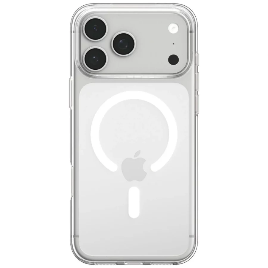 Etui Spigen Liquid Crystal MagSafe na iPhone 18 Pro / 17 Pro - przezroczysto-białe