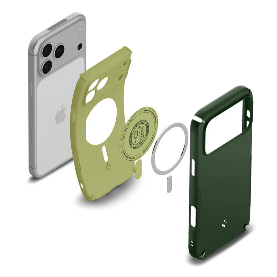 Etui Spigen Nano Pop MagSafe na iPhone 18 Pro Max / 17 Pro Max - zielone