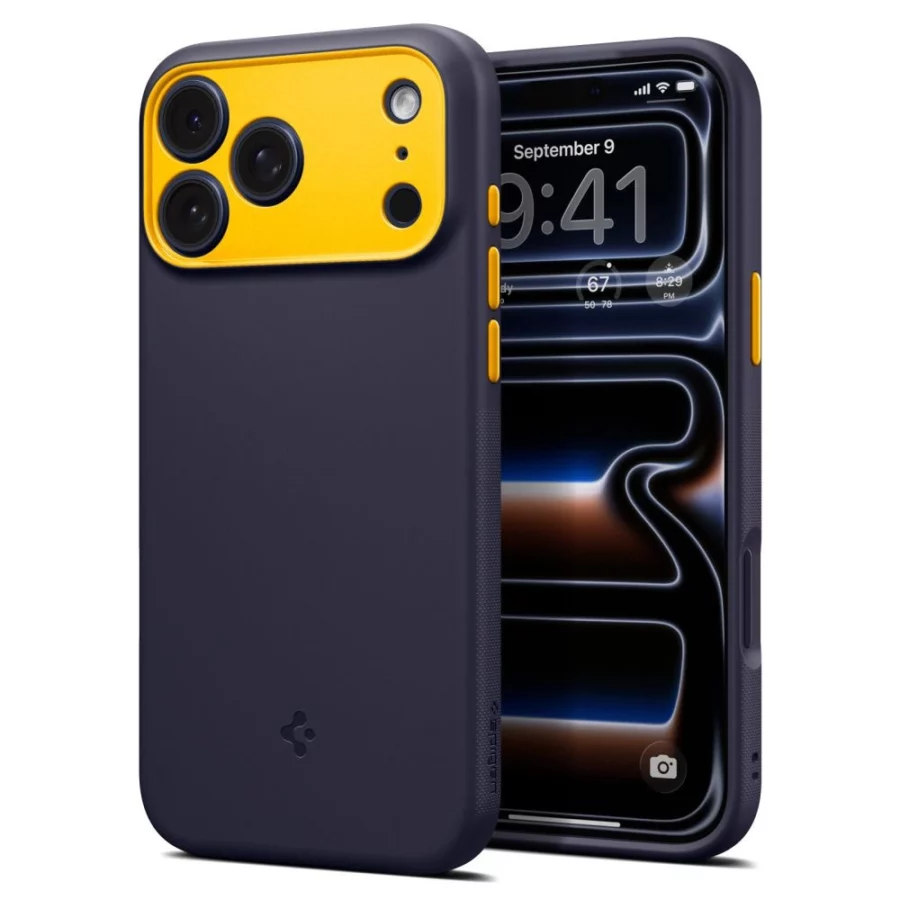 Etui Spigen Nano Pop MagSafe na iPhone 18 Pro / 17 Pro - niebieskie