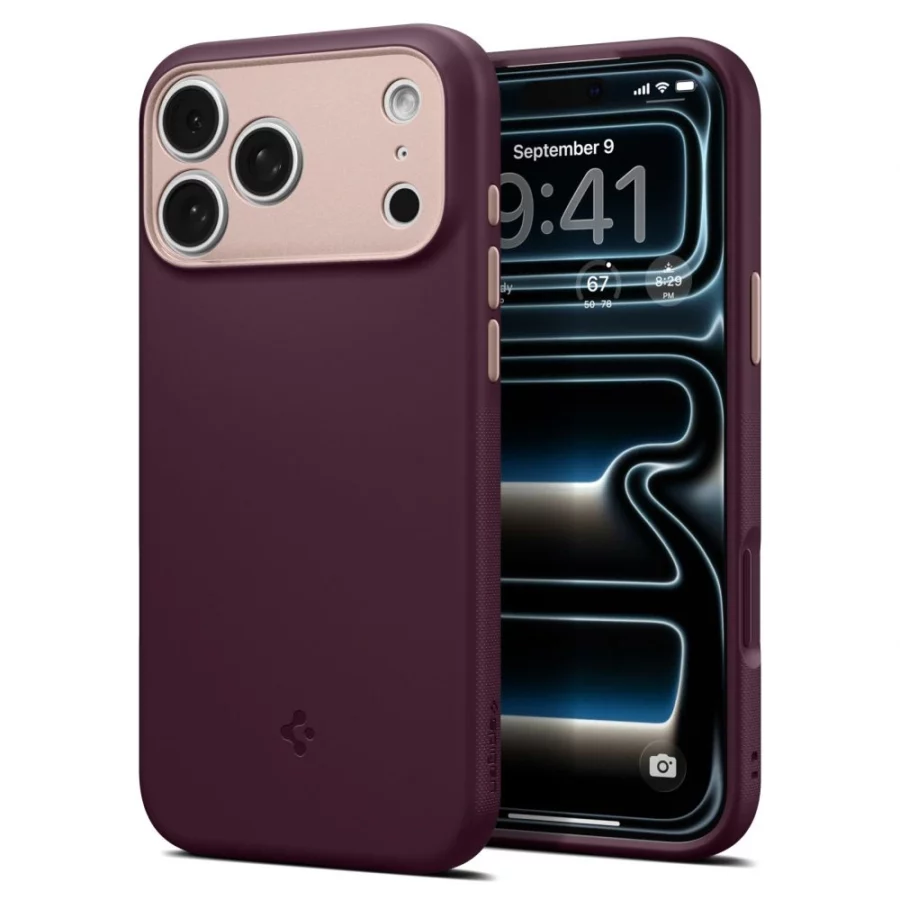 Etui Spigen Nano Pop MagSafe na iPhone 18 Pro Max / 17 Pro Max - dark cherry