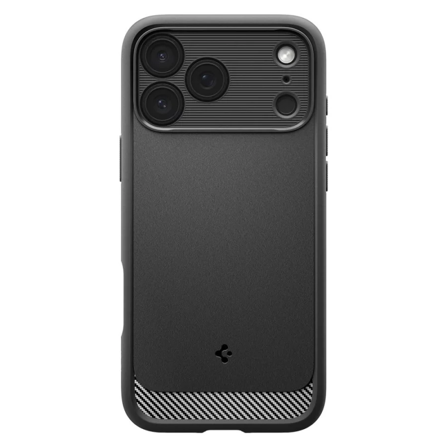 Etui Spigen Rugged Armor MagSafe na iPhone 18 Pro / 17 Pro - czarne matowe