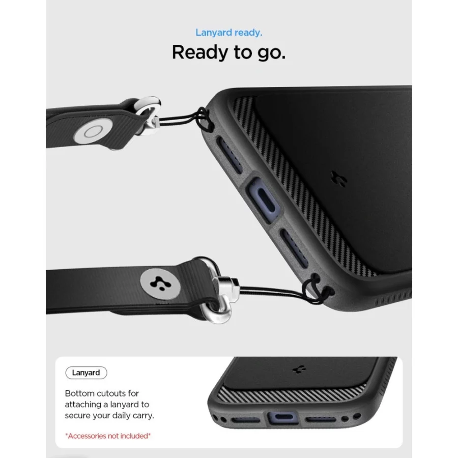 Etui Spigen Rugged Armor MagSafe na iPhone 18 Pro / 17 Pro - czarne matowe