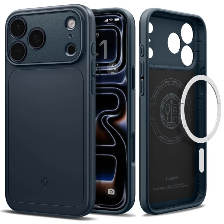 Etui Spigen Thin Fit MagSafe na iPhone 18 Pro Max / 17 Pro Max - szare