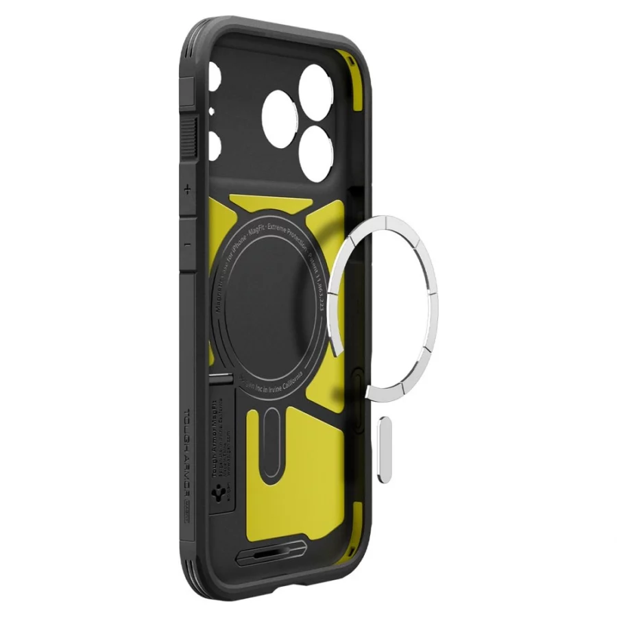 Etui Spigen Tough Armor MagSafe na iPhone 18 Pro / 17 Pro - czarne