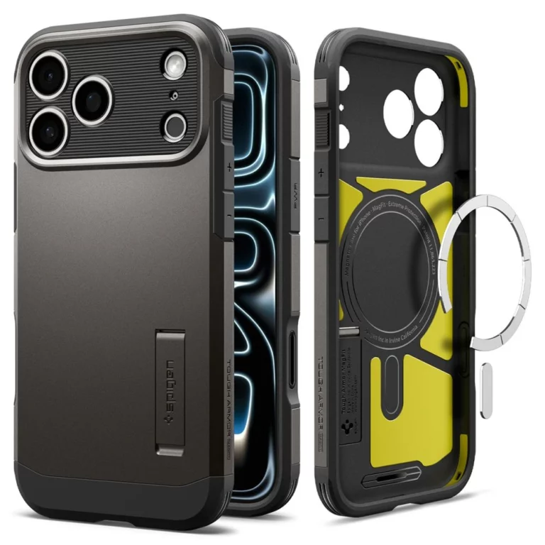 Etui Spigen Tough Armor MagSafe na iPhone 18 Pro / 17 Pro  - czarne