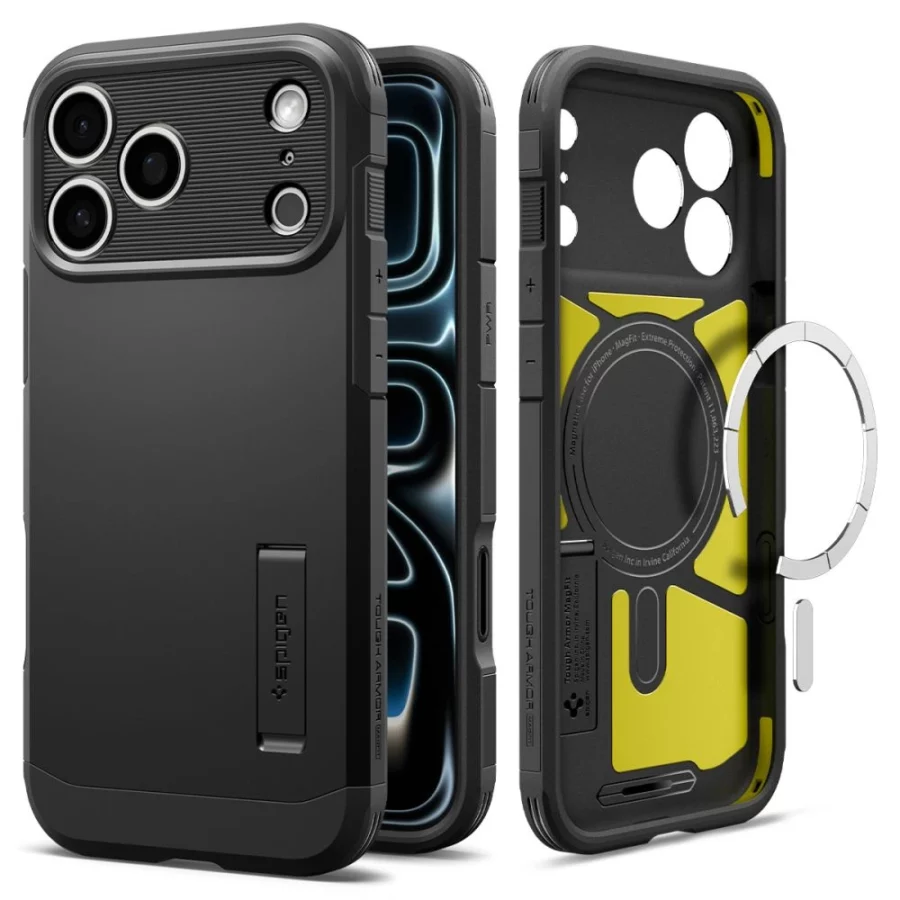 Etui Spigen Tough Armor na iPhone 18 Pro Max / 17 Pro Max - czarne