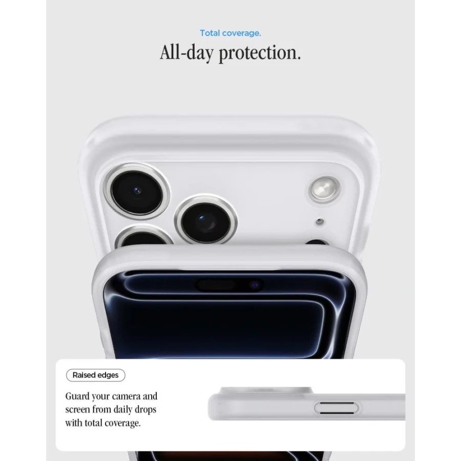 Etui Spigen Ultra Hybrid MagSafe na iPhone 18 Pro / 17 Pro - srebrne