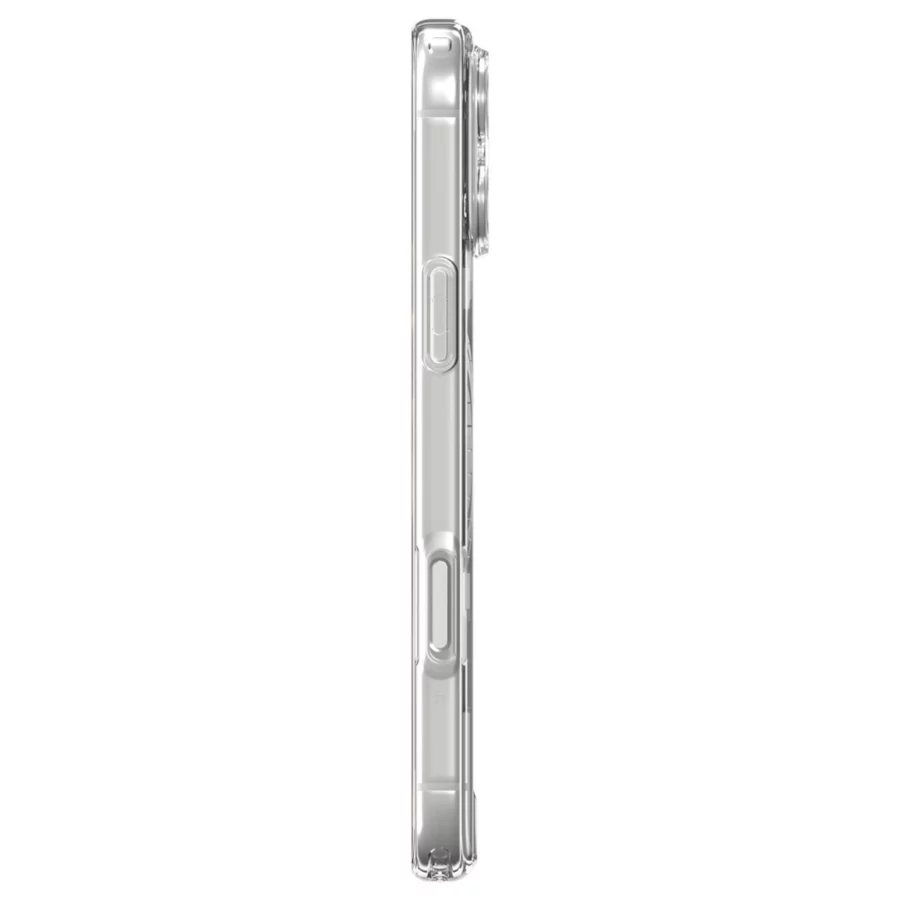 Etui Spigen Ultra Hybrid MagSafe na iPhone 18 Pro / 17 Pro - przezroczysto-białe