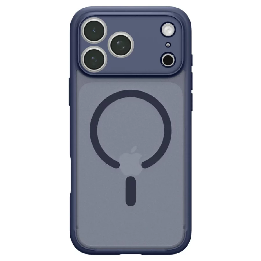 Etui Spigen Ultra Hybrid MagSafe na iPhone 18 Pro / 17 Pro - ciemnoniebieskie