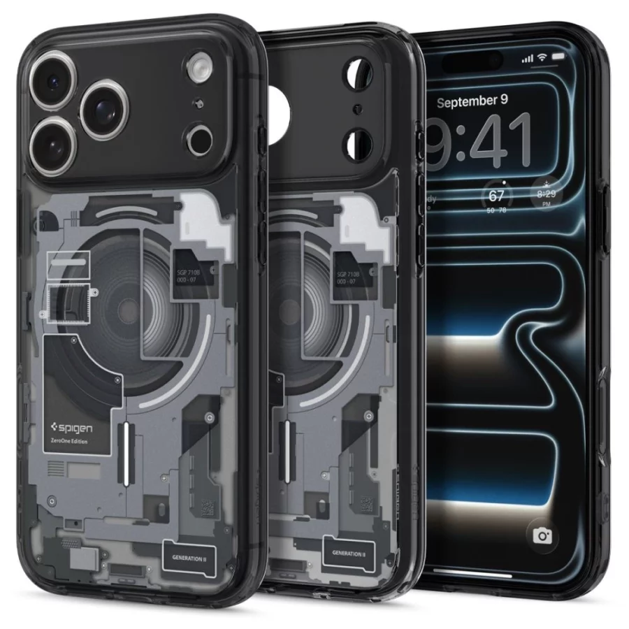 Etui Spigen Ultra Hybrid MagSafe Zero One na iPhone 18 Pro / 17 Pro - czarne