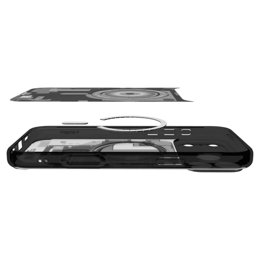 Etui Spigen Ultra Hybrid MagSafe Zero One na iPhone 18 Pro / 17 Pro - czarne