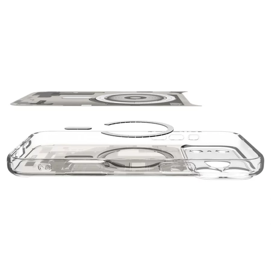 Etui Spigen Ultra Hybrid MagSafe Zero One na iPhone 18 Pro / 17 Pro - tytanowy