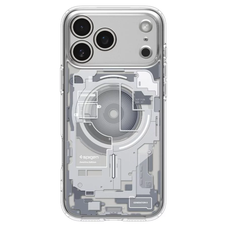 Etui Spigen Ultra Hybrid MagSafe Zero One na iPhone 18 Pro / 17 Pro - białe