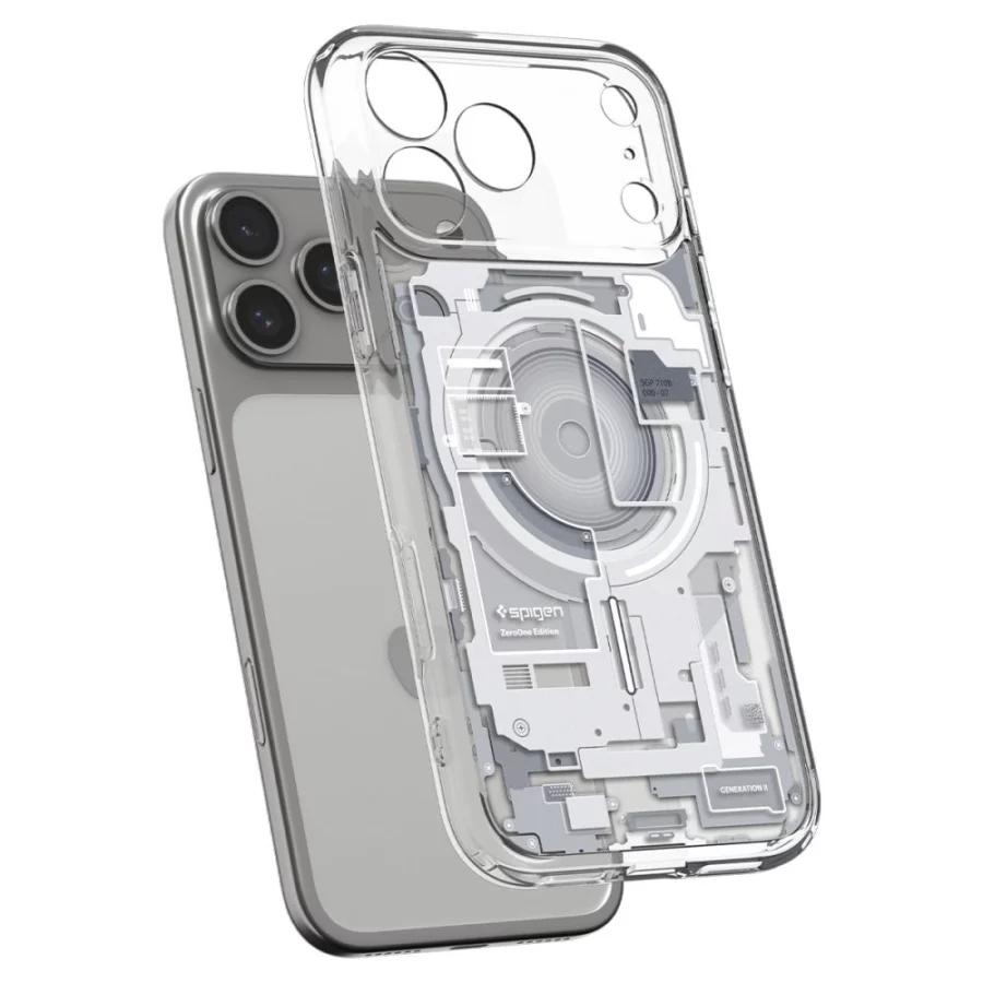 Etui Spigen Ultra Hybrid MagSafe Zero One na iPhone 18 Pro / 17 Pro - białe
