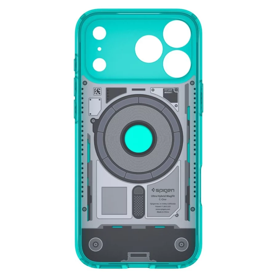Etui Spigen Ultra Hybrid MagSafe na iPhone 18 Pro / 17 Pro - jasnoniebieskie