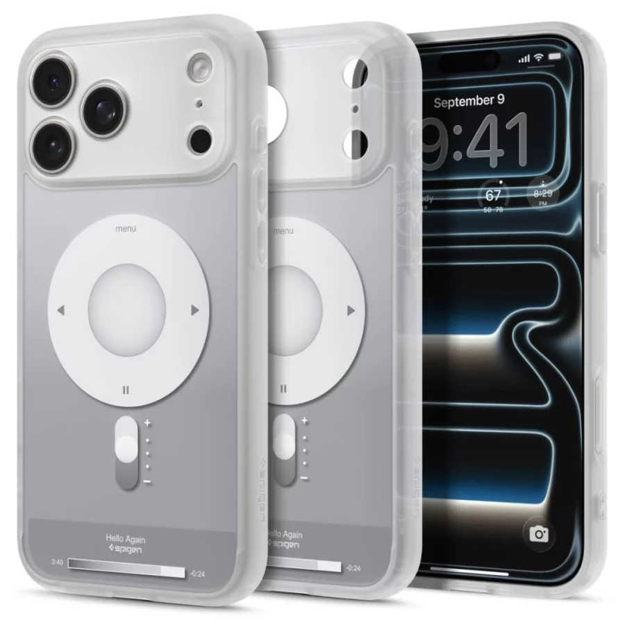 Etui Spigen Ultra Hybrid MagSafe na iPhone 18 Pro Max / 17 Pro Max - srebrne