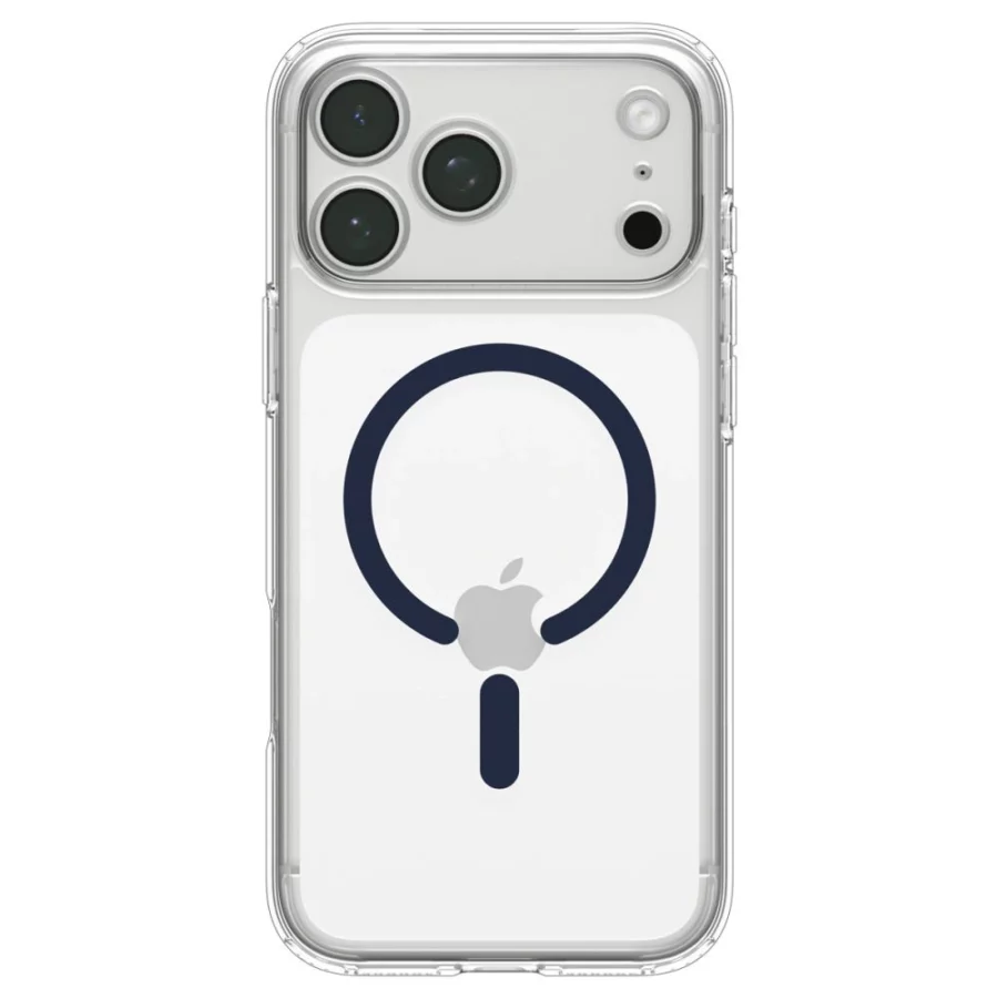 Etui Spigen Ultra Hybrid MagSafe na iPhone 18 Pro Max / 17 Pro Max - przezroczysto-granatowe