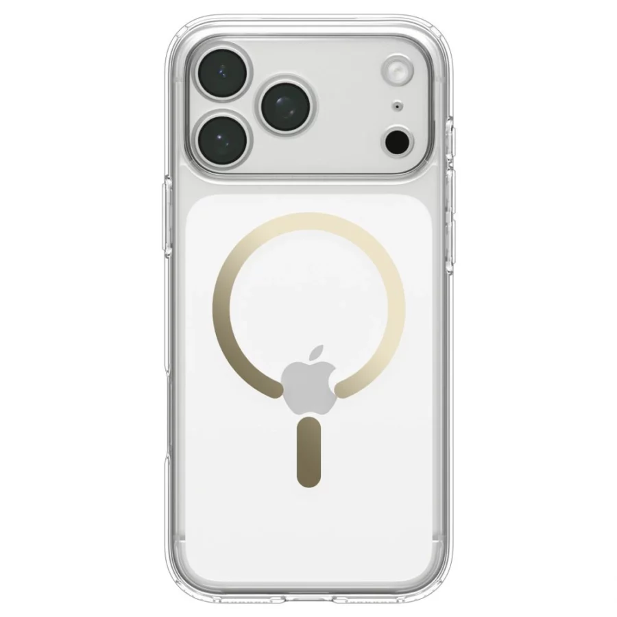 Etui Spigen Ultra Hybrid MagSafe na iPhone 18 Pro Max / 17 Pro Max - przezroczysto-złote