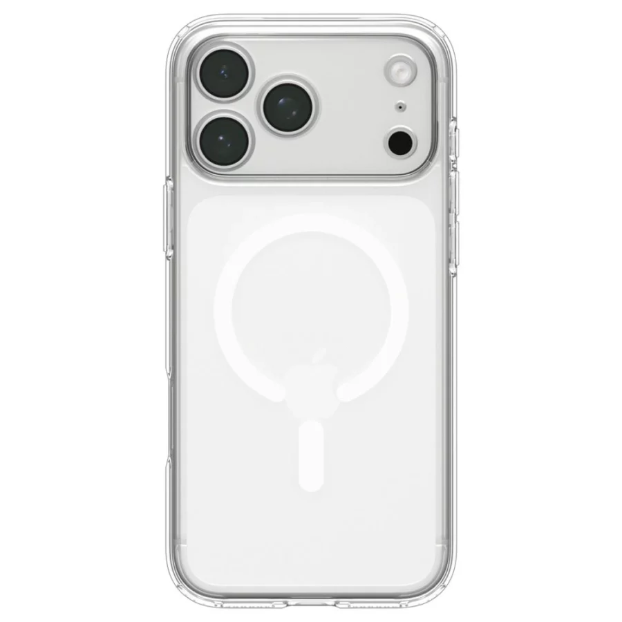 Etui Spigen Ultra Hybrid MagSafe na iPhone 18 Pro Max / 17 Pro Max - przezroczysto-białe