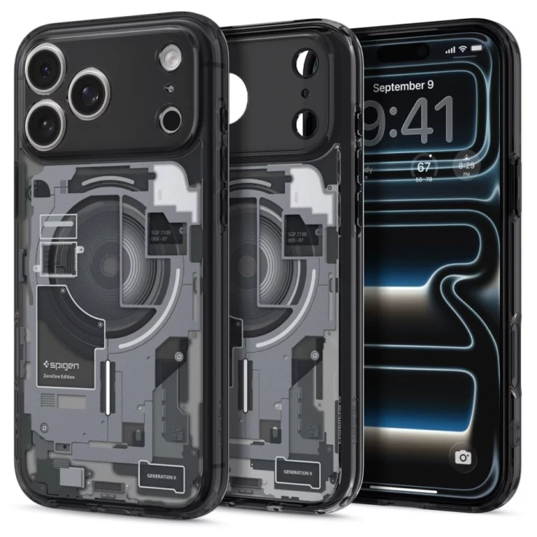 Etui Spigen Ultra Hybrid MagSafe Zero One na iPhone 18 Pro Max / 17 Pro Max - czarne