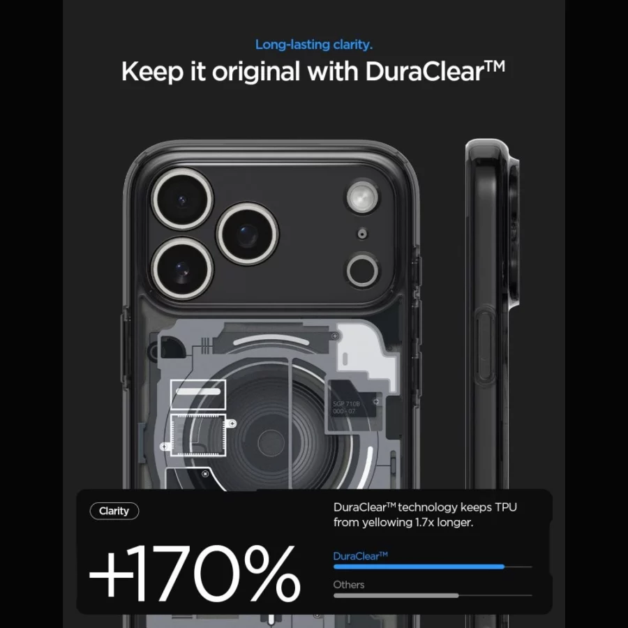 Etui Spigen Ultra Hybrid MagSafe Zero One na iPhone 18 Pro Max / 17 Pro Max - czarne