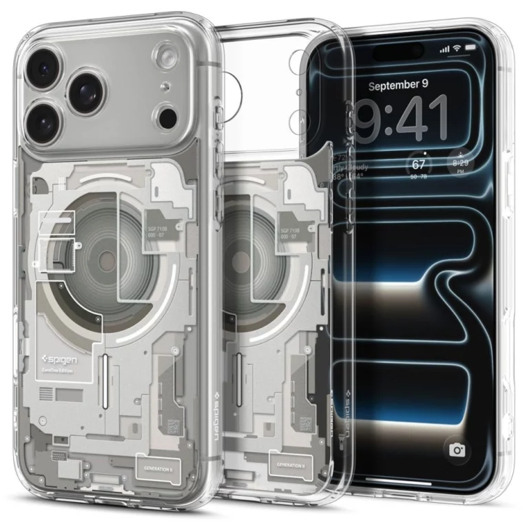 Etui Spigen Ultra Hybrid MagSafe Zero One na iPhone 18 Pro Max / 17 Pro Max - tytanowe