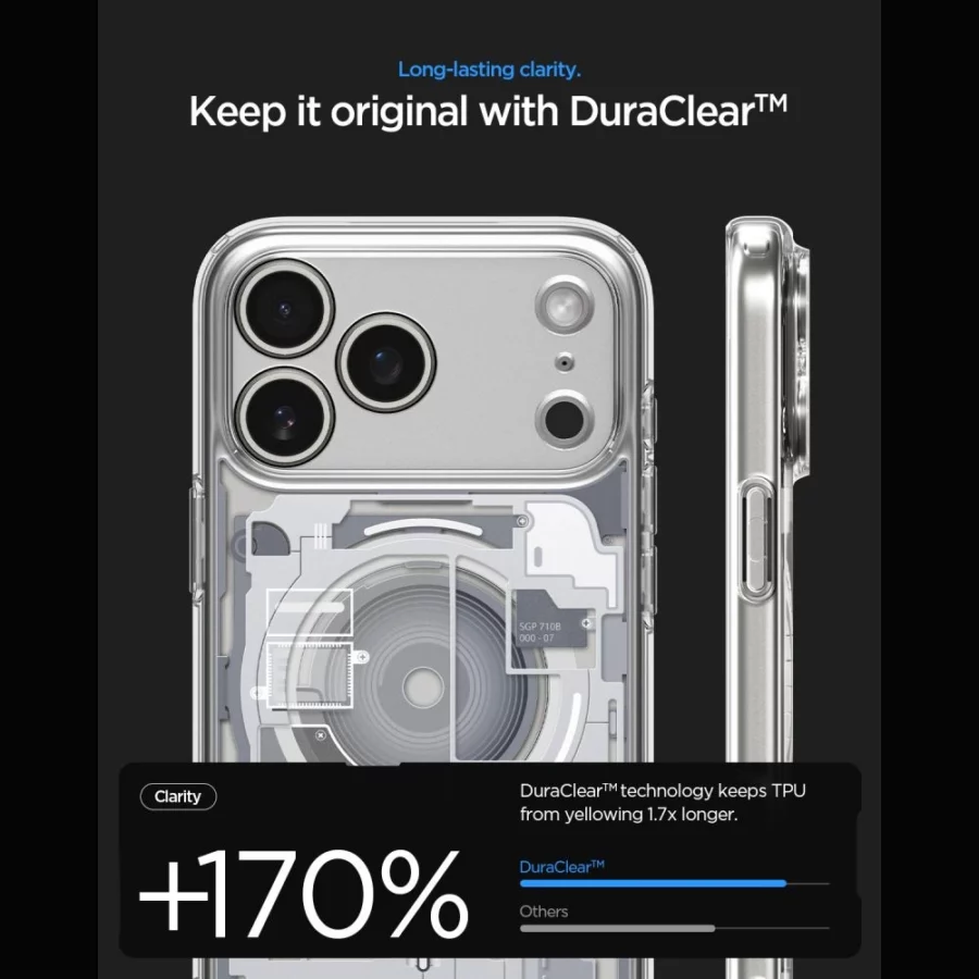 Etui Spigen Ultra Hybrid MagSafe Zero One na iPhone 18 Pro Max / 17 Pro Max - białe