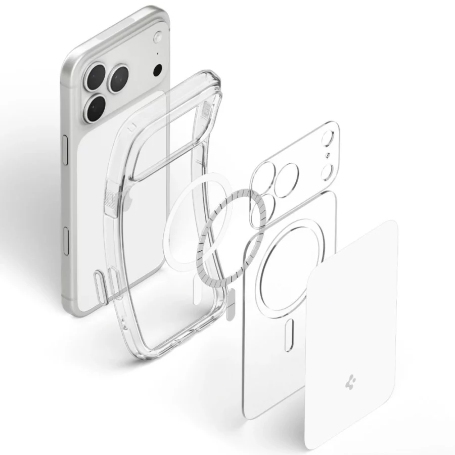 Etui Spigen Ultra Hybrid MagSafe na iPhone 18 Pro / 17 Pro - białe