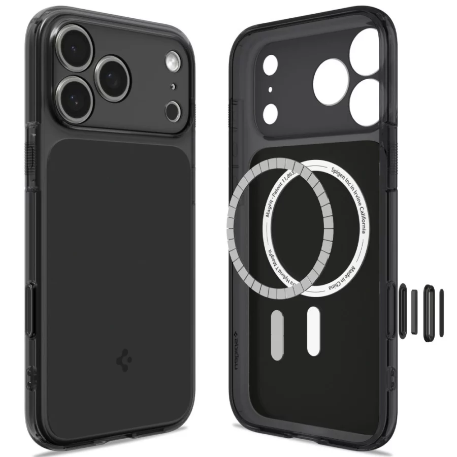 Etui Spigen Ultra Hybrid MagSafe na iPhone 18 Pro / 17 Pro - czarne matowe