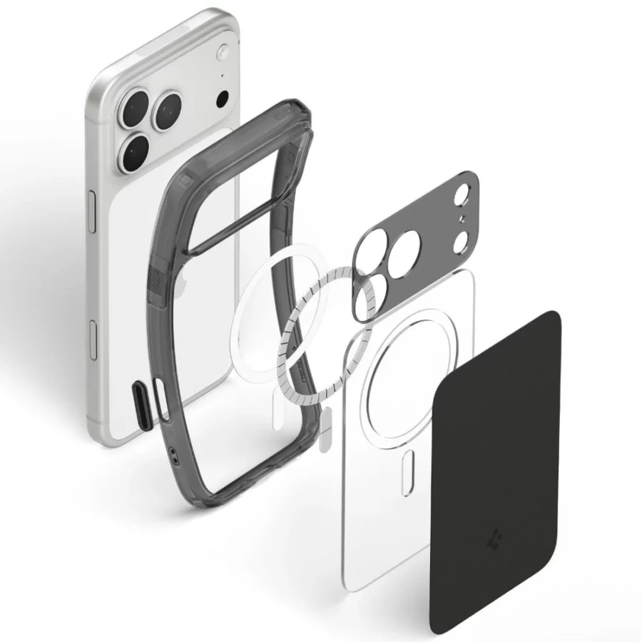 Etui Spigen Ultra Hybrid MagSafe na iPhone 18 Pro / 17 Pro - czarne matowe
