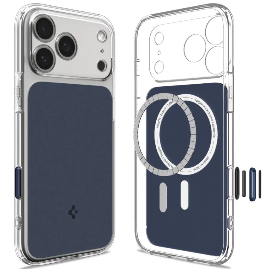 Etui Spigen Ultra Hybrid MagSafe na iPhone 18 Pro Max / 17 Pro Max - niebieskie matowe