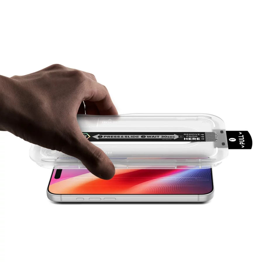 Szkło hartowane Spigen Glas.tR EZ Fit Pro HD AC 2-Pack prywatyzujące na iPhone 18 Pro