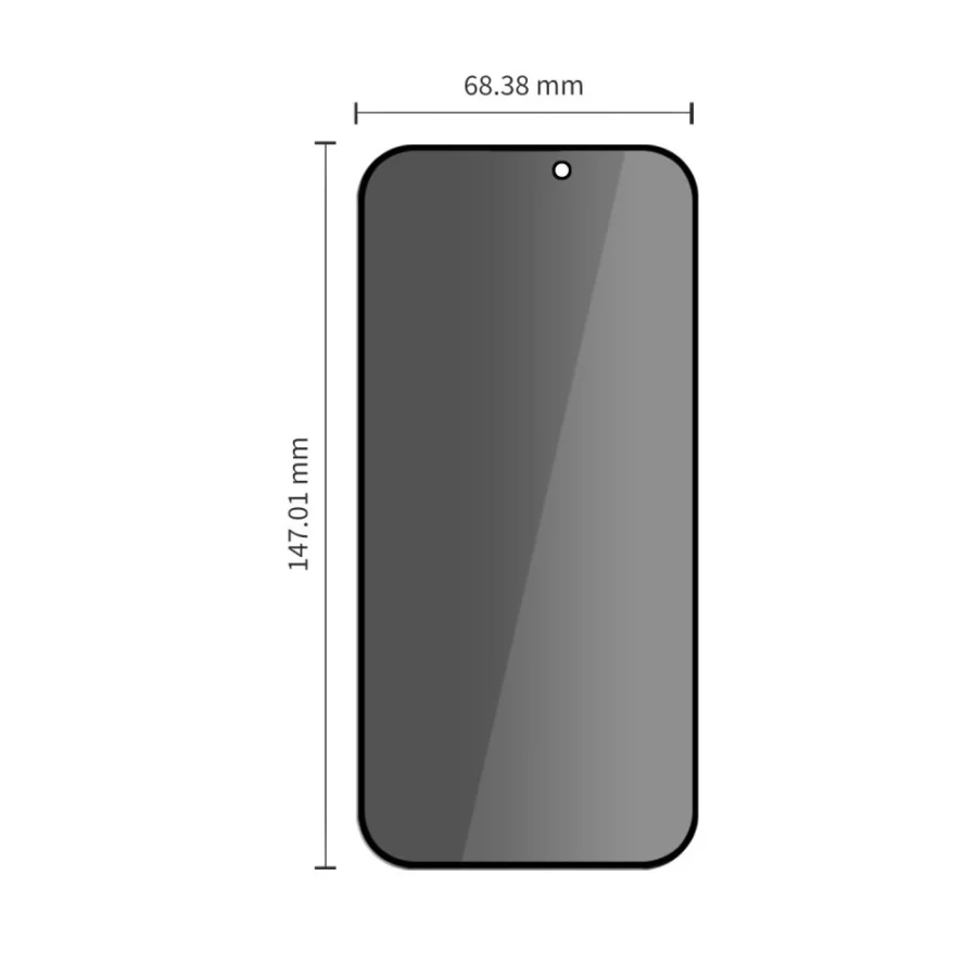 Szkło prywatyzujące Tech-Protect Quick Set Spy+ 2-Pack na iPhone 18 Pro