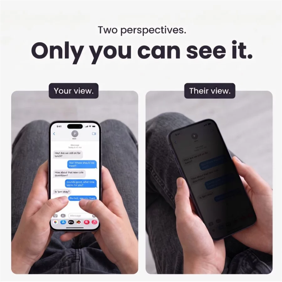 Szkło prywatyzujące Tech-Protect Quick Set Spy+ 2-Pack na iPhone 18 Pro