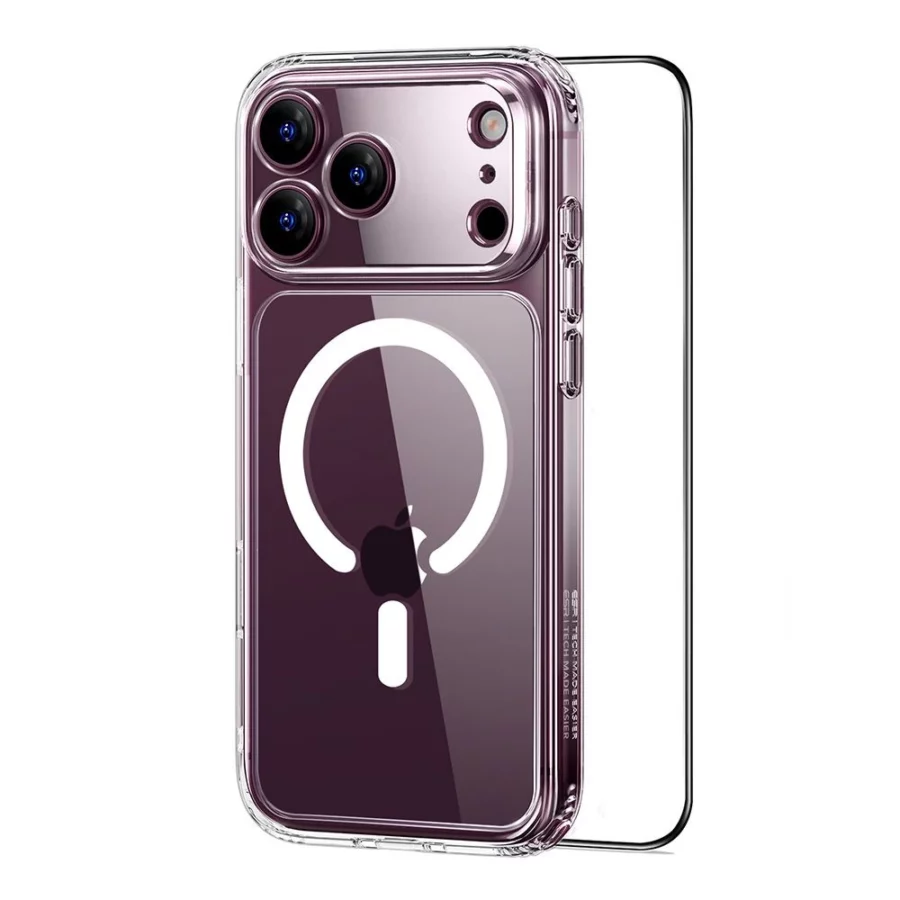 Etui ESR Classic Hybrid MagSafe na iPhone 18 Pro / 17 Pro - przezroczyste