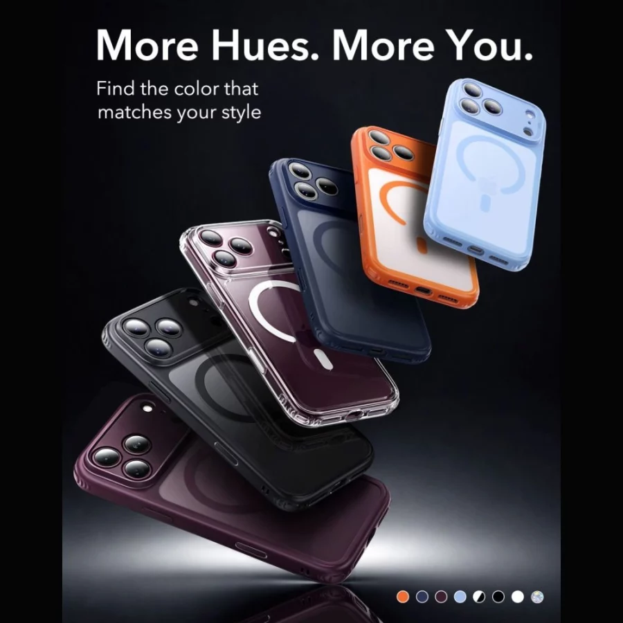 Etui ESR Classic Hybrid MagSafe na iPhone 18 Pro / 17 Pro - przezroczyste