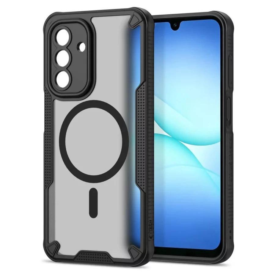 Etui Tech-Protect Rugged Shield MagSafe na Samsung Galaxy A17 / A18 / A26 4G / 5G - czarne matowe