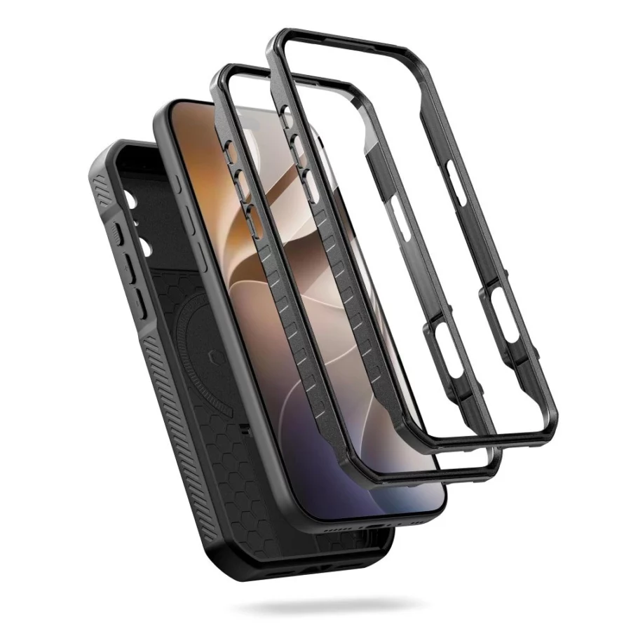 Etui Tech-Protect Kevlar MagSafe 2-Set na iPhone 18 Pro Max / 7 Pro Max - czarne