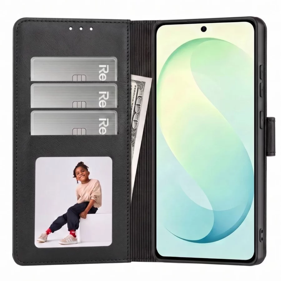 Etui Tech-Protect Wallet na Samsung Galaxy S26 FE - czarne