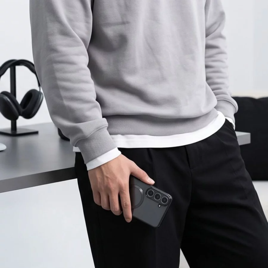 Etui Tech-Protect MagFlex na Samsung Galaxy S26 FE - czarne