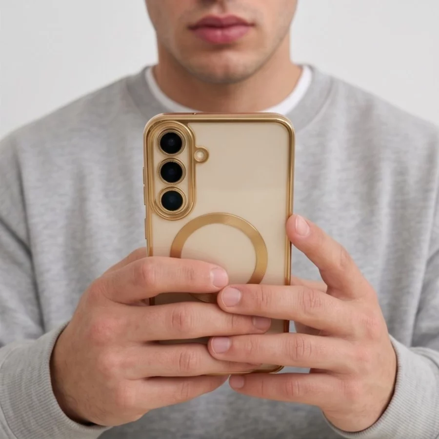 Etui Tech-Protect MagFlex na Samsung Galaxy S26 FE - złote