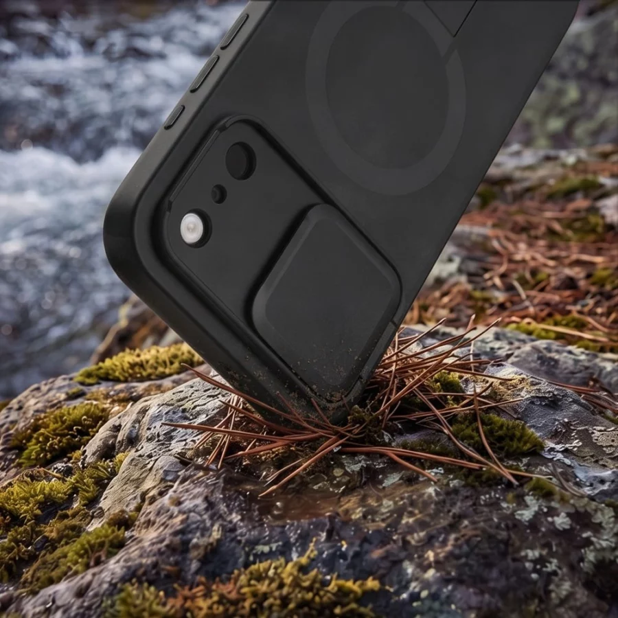 Etui Tech-Protect Kevlar Aura MagSafe na iPhone 18 Pro / 17 Pro - czarne