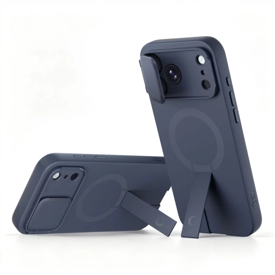 Etui Tech-Protect Kevlar Aura MagSafe na iPhone 18 Pro Max / 17 Pro Max - granatowe